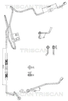Furtun hidraulic sistem directie