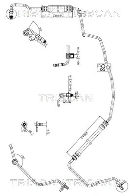 Furtun hidraulic sistem directie