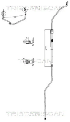 Furtun hidraulic sistem directie