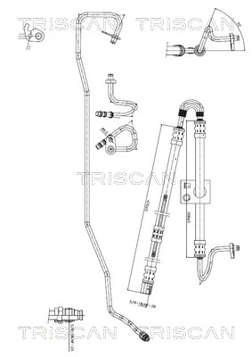 SET PrzewodOw WSPOMAGANIA FORD GALAXY II 06-15/S-MAX 06-14/MONDEO IV 07-15