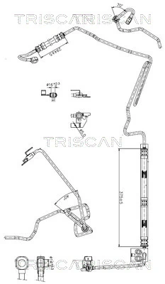Furtun hidraulic sistem directie