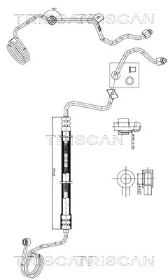 Cablu WSPOMAGANIA VW PASSAT 96-05 AUDI A4/A6 97-