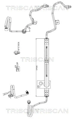Cablu WSPOMAGANIA VW PASSAT B5 2 8 V6 96-00 AUDI A4 2 4-2 8 96-01
