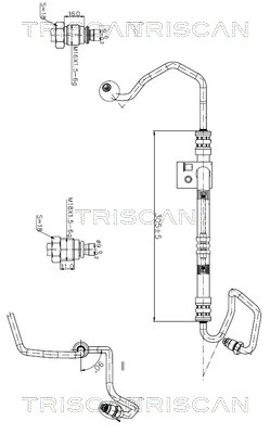 Furtun hidraulic, sistem de directie
