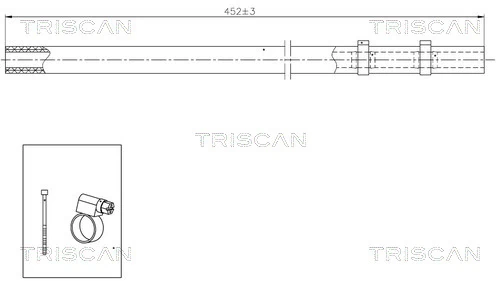 Furtun hidraulic sistem directie