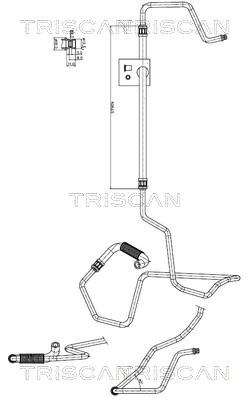 Furtun hidraulic sistem directie
