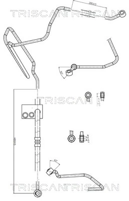 Furtun hidraulic sistem directie