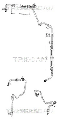 Furtun hidraulic sistem directie