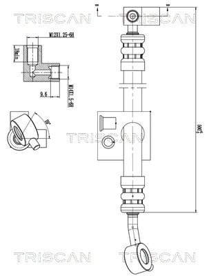 Cablu WSPOMAGANIA NISSAN ALMERA II 00-06