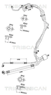 Cablu climatizare Peugeot Citroën