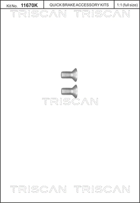 Set surub, disc frana