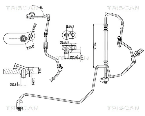 Przewad klimatyzacji VW AUDI skoda