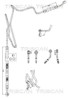 Furtun hidraulic sistem directie