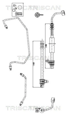 Furtun hidraulic sistem directie