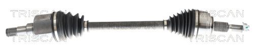 Semiax stanga 657mm