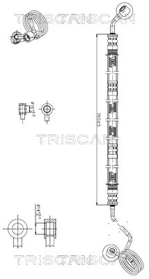 Furtun hidraulic sistem directie