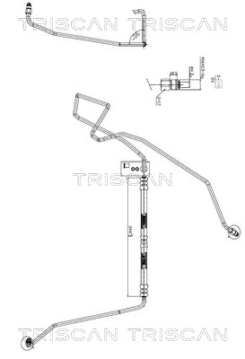 Furtun hidraulic sistem directie