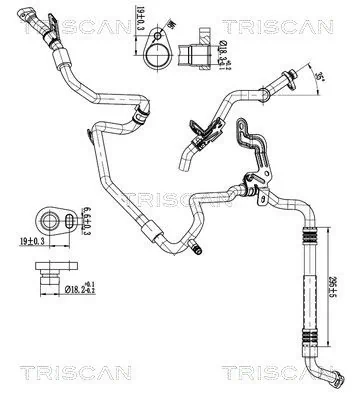 Cablu klimatyzacji FIAT OPEL renault