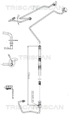 Furtun hidraulic, sistem de directie