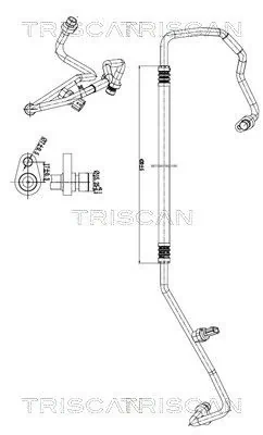 Cablu klimatyzacji OPEL renault