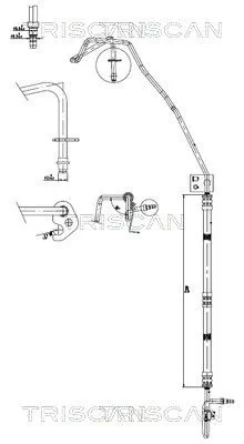 Cablu WSPOMAGANIA FORD TRANSIT 2 2-3 2D 06-