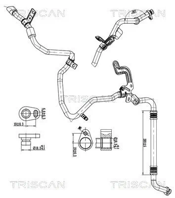 Cablu klimatyzacji FIAT OPEL renault
