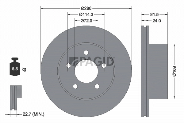 Disc frana