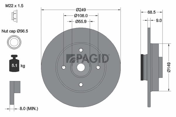 Disc frana