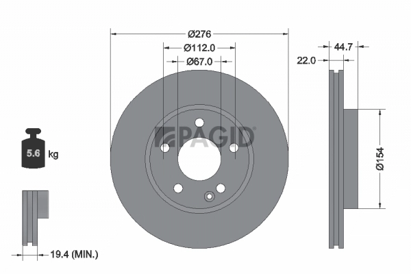 Disc frana