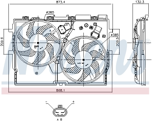 Ventilator radiator racire