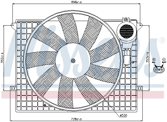 Ventilator radiator racire