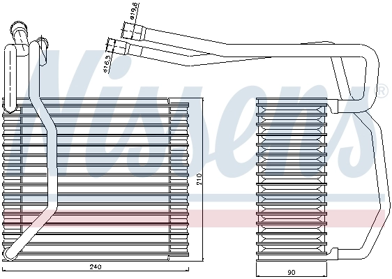 Evaporator aer conditionat