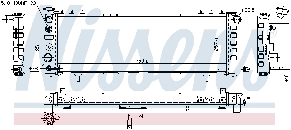 Radiator racire motor