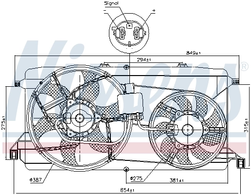 Ventilator radiator racire