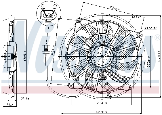 Ventilator radiator racire