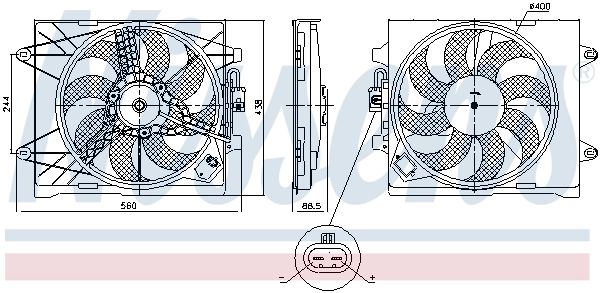 Ventilator radiator racire