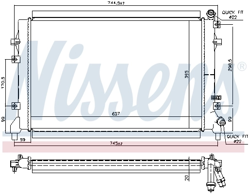 Radiator temperatura scazuta intercooler