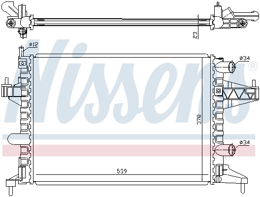 Radiator racire motor