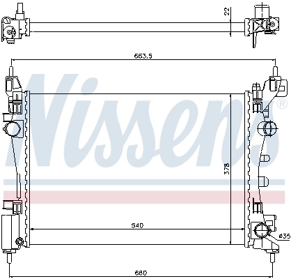 Radiator racire motor