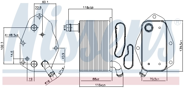Radiator ulei / termoflot