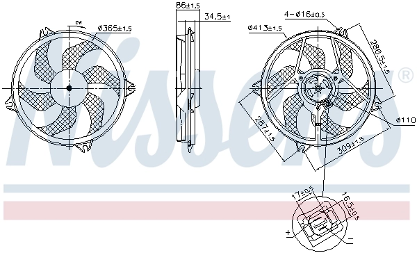 Ventilator radiator racire