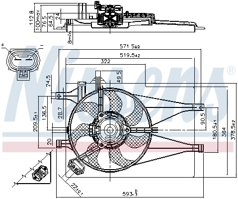 Ventilator radiator racire