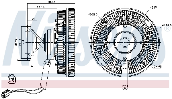 Cupla ventilator radiator