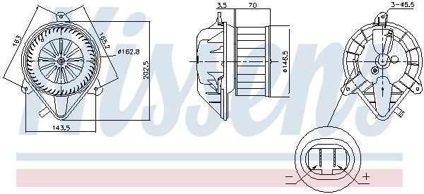 Ventilator, habitaclu