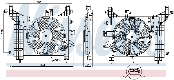 Ventilator radiator racire