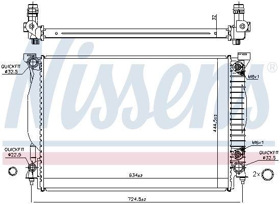 Radiator racire motor