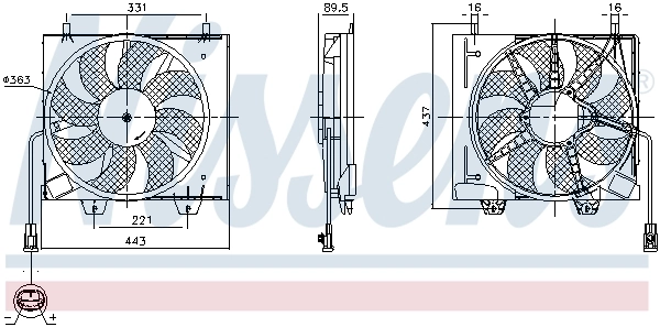 Ventilator radiator racire