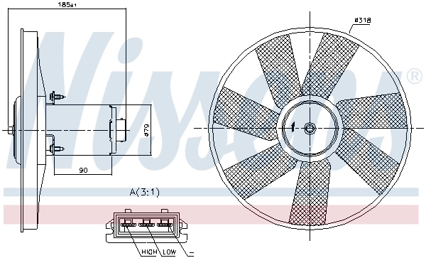 Ventilator, radiator