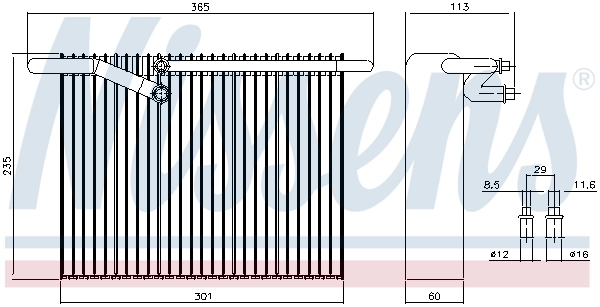 Evaporator aer conditionat