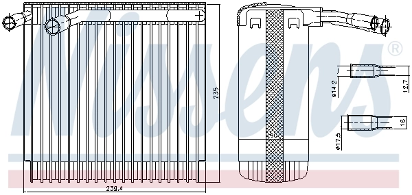Evaporator aer conditionat